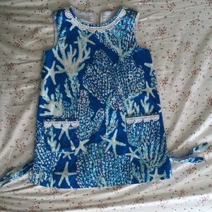 Lily Pulitzer size 4 Starfish and Coral dress
